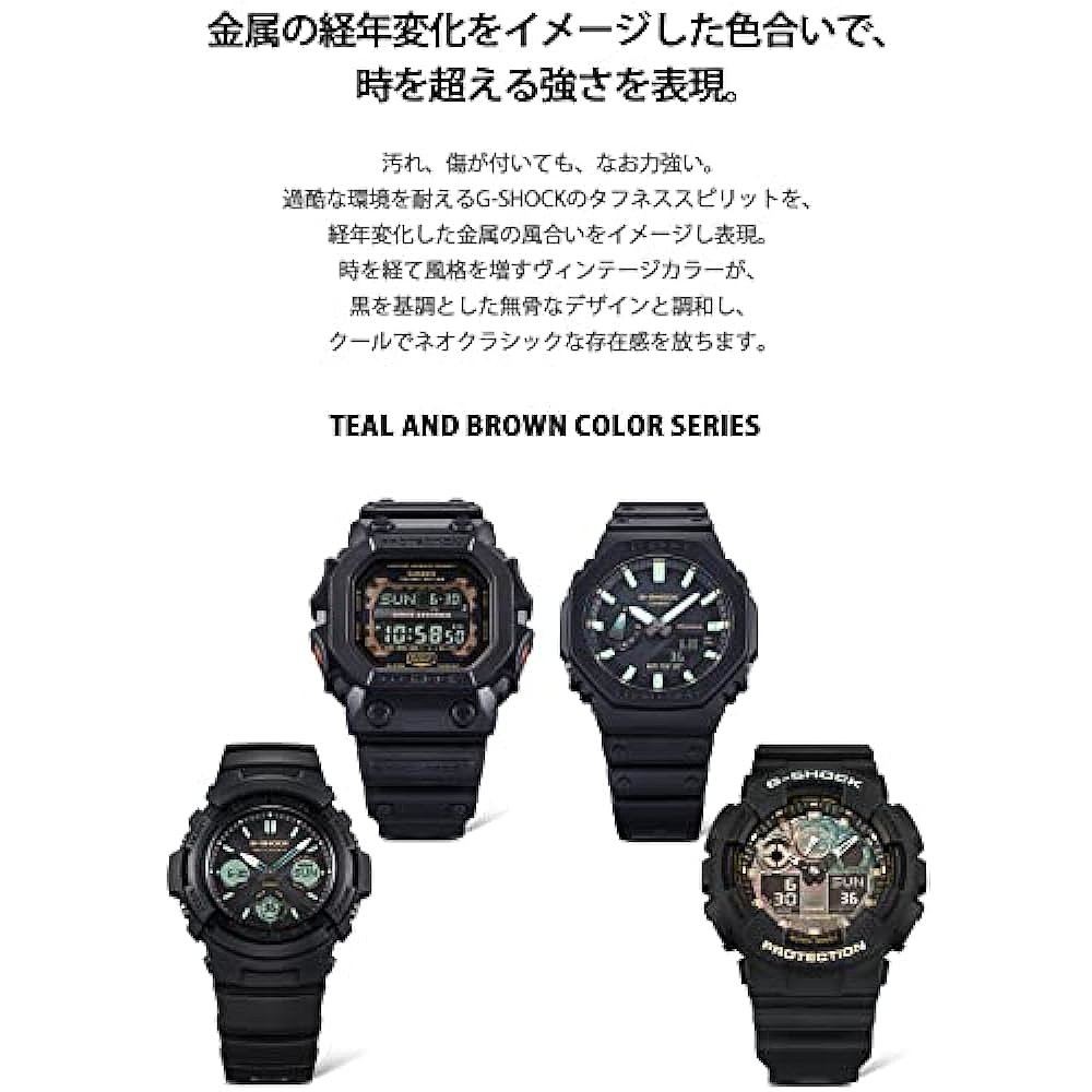 【日本直邮】G Shock卡西欧手表男款抗震运动表黑色 GA-2100RC--图2