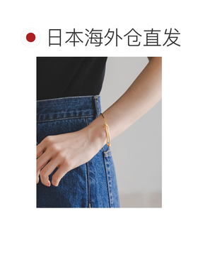 日本直邮HELMUT Paris 女士 细线黄金镀层手链 26091250001030