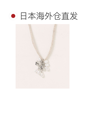 日本直邮MELROSE claire女士变形迷你珍珠项链 麻混纺绳饰 过敏友