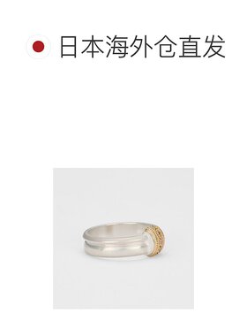 日本直邮日潮 agete 阿卡朵 银色/K10钻石戒指（S）指环