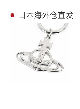 日本直邮Vivienne Westwood 男士登山扣钥匙扣挂件银色8203011BU