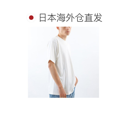 日本直邮Hanes 短袖 T恤男 Hanes SHIRO Pack T 1 件 1P 纯色圆领 - 图1
