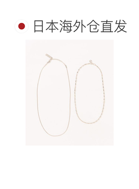 日本直邮EMODA 女士 双层链条项链简约设计 04261【付后1h可退】