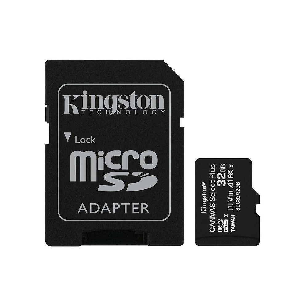 【日本直邮】金士顿microSD 32GB×2 UHS-I U1  SDCS2 / 32GB-2P1 - 图0