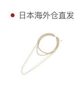 日本直邮earth music&ecology 女士 多层叠戴项链 01002165000