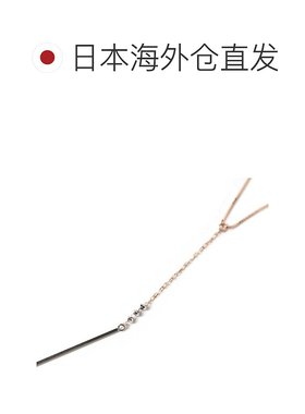 1h可退 日本直邮cui-cui Y字项链 K10PG WG材质 782628吊坠
