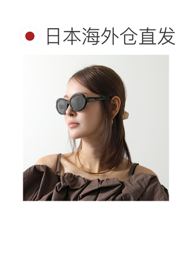 日本直邮LOEWE 女士太阳镜 LW40147F 椭圆形板材全框 Logo标识 亚