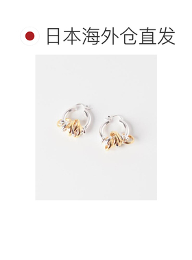 日本直邮Lapuis 女士 小巧简约圈形耳钉 固定式线【付后1h可退】