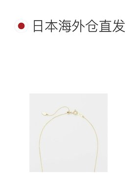 日本直邮日潮 agete 阿卡朵K18钻石项链白色 均码渐变礼物长款