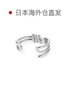 日本直邮MM6 Maison Margiela 951 结饰手镯 银色手镯 女士 sm6uy
