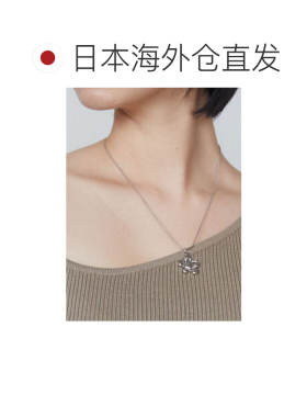 1h可退 日本直邮EMODA女士花卉双链项链 042510950101吊坠