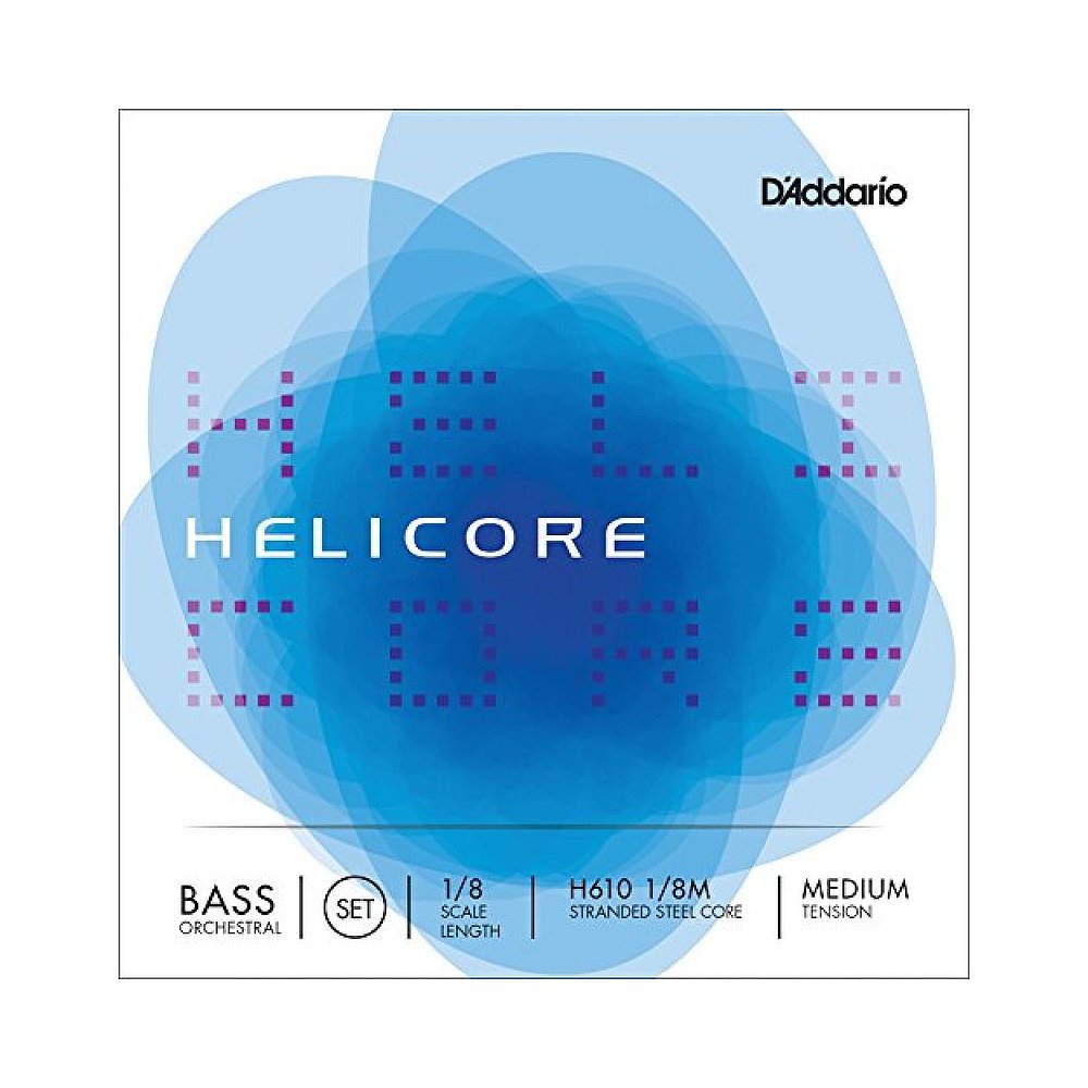 【日本直邮】Helicore Orchestral低音提琴套弦1/8M 中等张力 - 图0