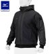 ຍີ່ປຸ່ນໂດຍກົງ Mizuno Mizuno ມືອາຊີບ Windproof Fleece Hooded Sweatshirt Clearance Style Jacket ສີດໍາ
