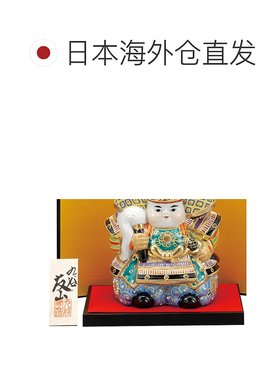 日本直邮九谷烧六号武士人偶 森（装饰护身符五月人偶流行礼物结