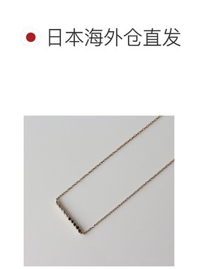 1h可退 日本直邮cui-cui 黑钻钻石K10YG项链 783637