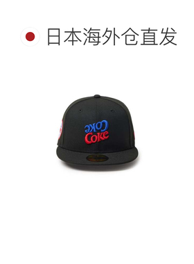 日本直邮NEW ERA 纽亦华5950可口可乐联名款棒球帽黑色帽子