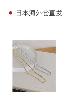 1h可退 日本直邮fredy emue 女士 不易变色不锈钢短款螺旋链项链