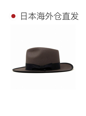 日本直邮STETSON CLN 中折礼帽 兔毛毡呢帽 日本制 深米色 灰色系