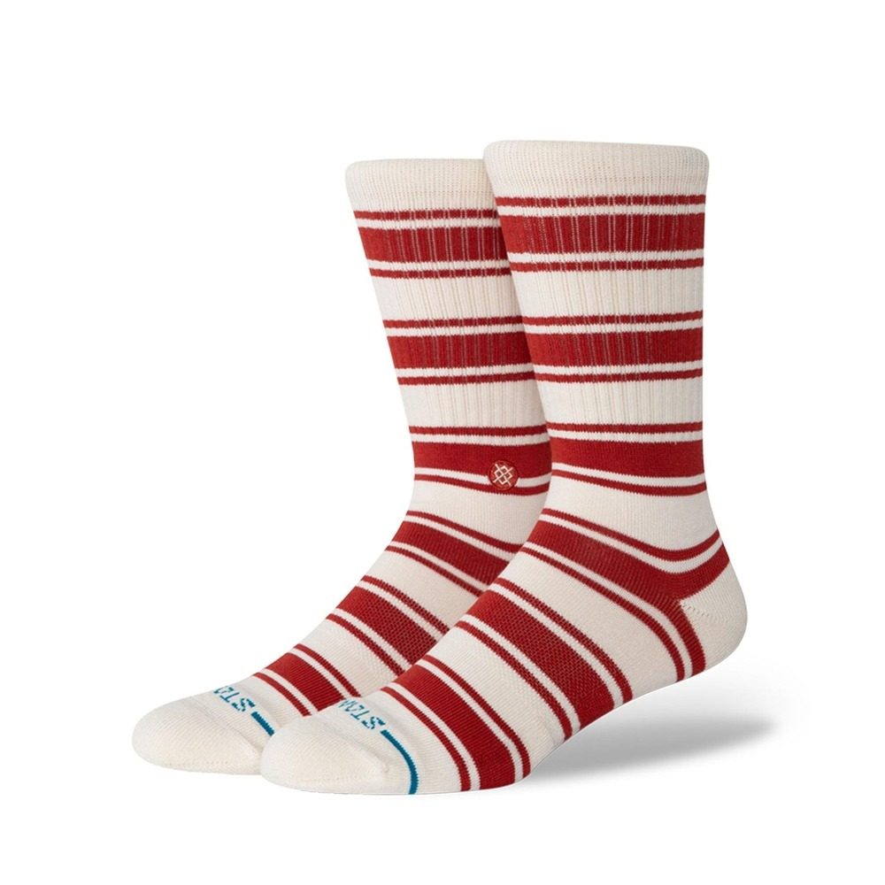 1h可退 日本直邮STANCE男装全棉舒适中筒袜 足跟足尖加厚缓震 705,淘宝优惠券,粉丝福利购,淘宝优惠卷