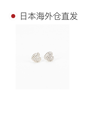 日本直邮FREAK'S STORE 女士 立体爱心 钻石耳钉 【付后1h可退】