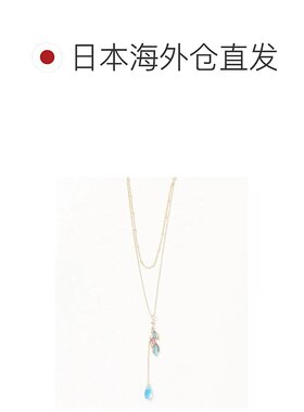 1h可退 日本直邮欧州航路 女士马卡龙色彩双层项链 手工制作 独特