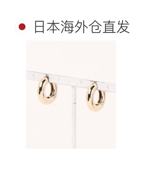 日本直邮MURUA 女士 立体感环形耳环 012610900401【付后1h可退】
