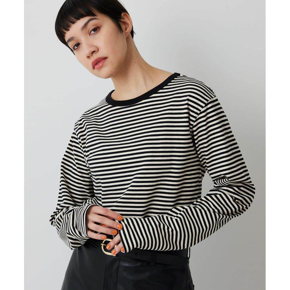 日本直邮官方授权 Whim Gazette 【THE PAUSE】条纹长袖T恤,淘宝优惠券,粉丝福利购,淘宝优惠卷