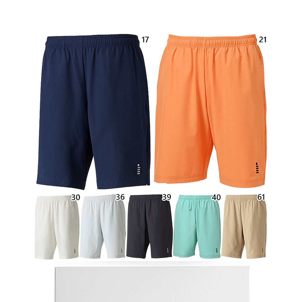 日本直邮GOSEN 男女短裤网球羽毛球服下装灰橙色米绿色 GOSEN PP2 - 图3