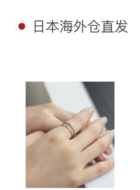 1h可退 日本直邮ANE MONE 女士 纤细闪耀水钻戒指 DG340055R指环