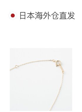 日本直邮Cheriecrin 项链 K10 白色托帕石梨形 MCN-0024金色