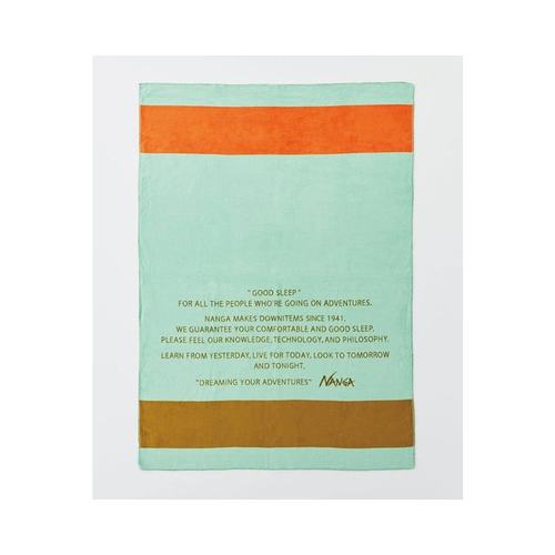 日本直邮NANGA 好睡眠边框纯棉毛毯 单人款 [76500445] - 图0