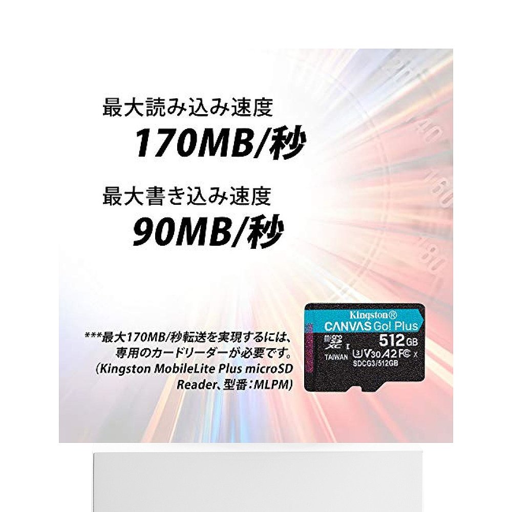 【日本直邮】金士顿microSD 128GB 170MB/ s SDCG3/ 128GB-图3