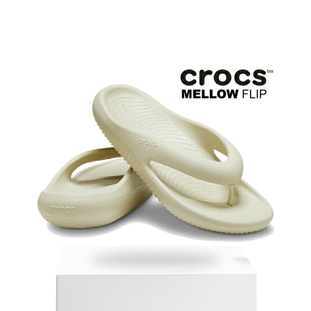 日本直邮crocs MELLOW RECOVERY FLIP BONE 208437-2y2 Bone 人字 - 图3