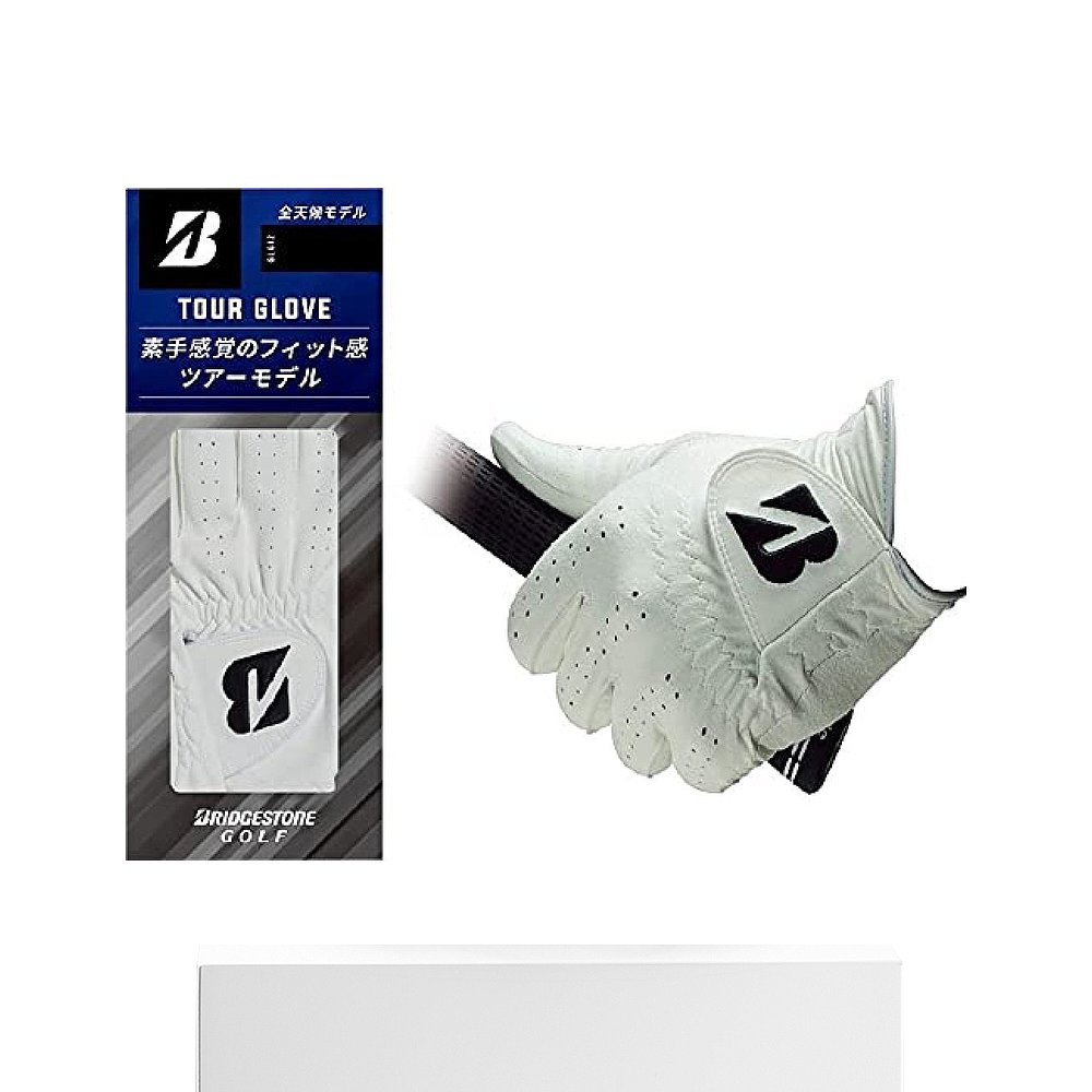 【日本直邮】Bridgestone普利司通高尔夫手套 GLG12男士黑色24cm-图3