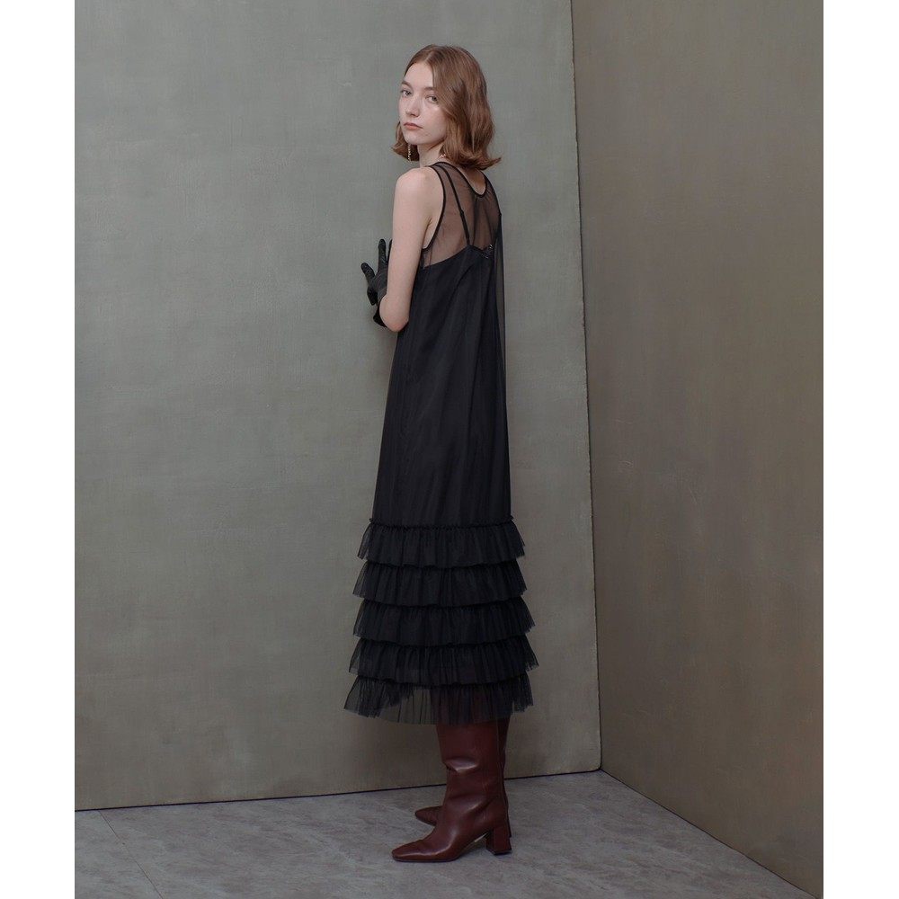 1h可退 日本直邮allureville 女士网纱层叠无袖连衣裙 2024201425,淘宝优惠券,粉丝福利购,淘宝优惠卷