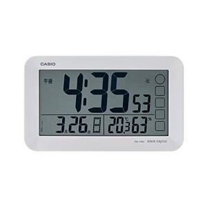 【日本直邮】Casio卡西欧 闹钟 电波白色自动亮数码带灯DQL-170NJ