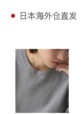 1小时内可退 日本直邮Lilas 女士K10黄金65厘米闪耀链条项链 2511