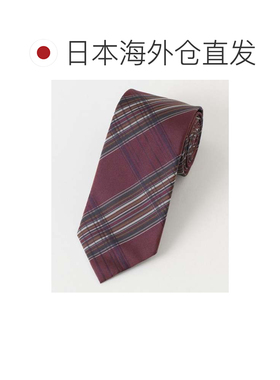 日本直邮Burberry 黑标Crestbridge进口尖领便士格纹领带深米色