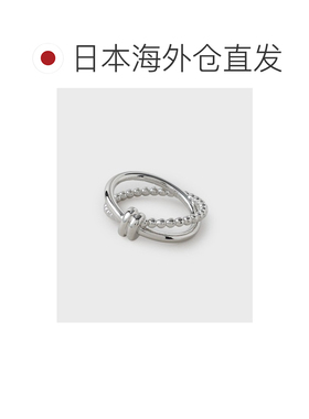 日本直邮tk.TAKEO KIKUCHI男装 细巧结扣设计 真鍮戒指 979018129