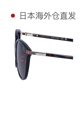 日本直邮GUCCI 女士太阳镜 GG1452SK 002 HAVANA 哈瓦那棕色