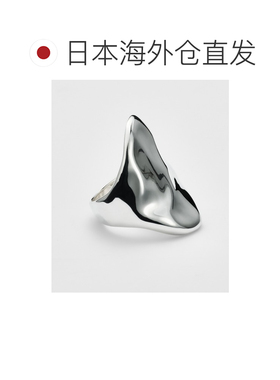 日本直邮agete 阿卡朵 女士水波纹感银戒指 10252111217