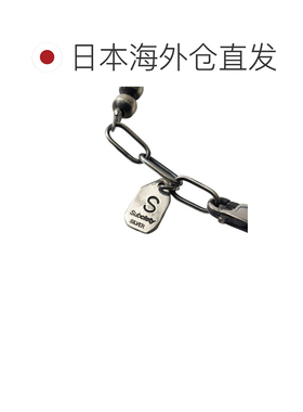 1h可退 日本直邮Subciety 男女同款 925银玻璃珠手链 蓝色拼接设