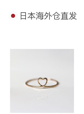 1h可退 日本直邮cui-cui K10YG 黄金 心形 华丽 戒指 756110
