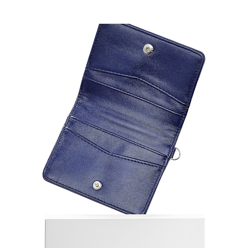 【日本直邮】Legat Largo Lineare LJ-E1511 带卷轴的卡包 Navy - 图3