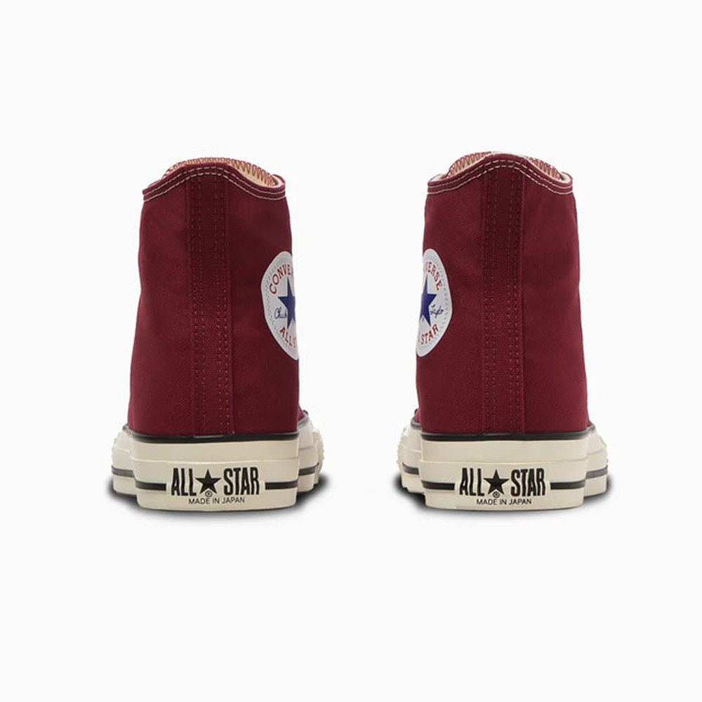 日本直邮匡威 CANVAS ALL STAR J HI 男女帆布鞋日本制造这款酒红,淘宝优惠券,粉丝福利购,淘宝优惠卷
