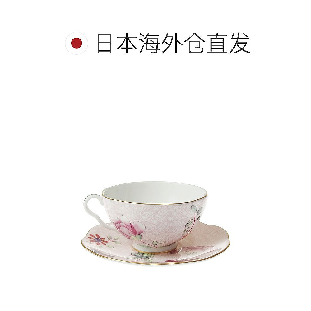 【日本直邮】WEDGWOOD威基伍德杜鹃杯碟骨瓷茶杯下午茶杯碟欧式-图1