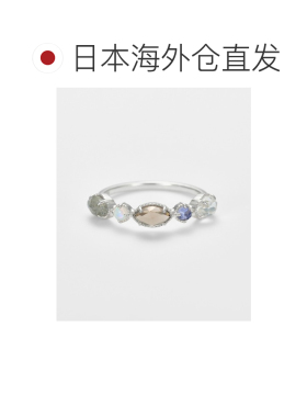 日本直邮agete 阿卡朵 女士 多色宝石银戒（拉布【付后1h可退】