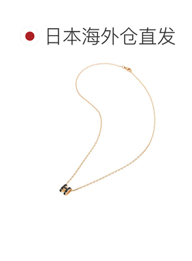 日本直邮爱马仕 (Hermes) 女士 Pop H 迷你项链 黑色金饰 MINI PO