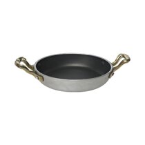 (Japan Direct mail) Ballarini Selvin Turvola fluorine coated double grip flat bottom pan 14cm coal