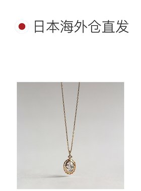 1h可退 日本直邮cui-cui天然点纹粉晶钻石项链K10YG782936cuicui
